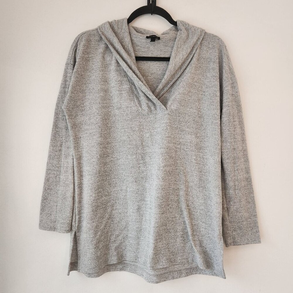 Talbots Lightweight Grey Sweater Wardrobe Basic Office Women's L